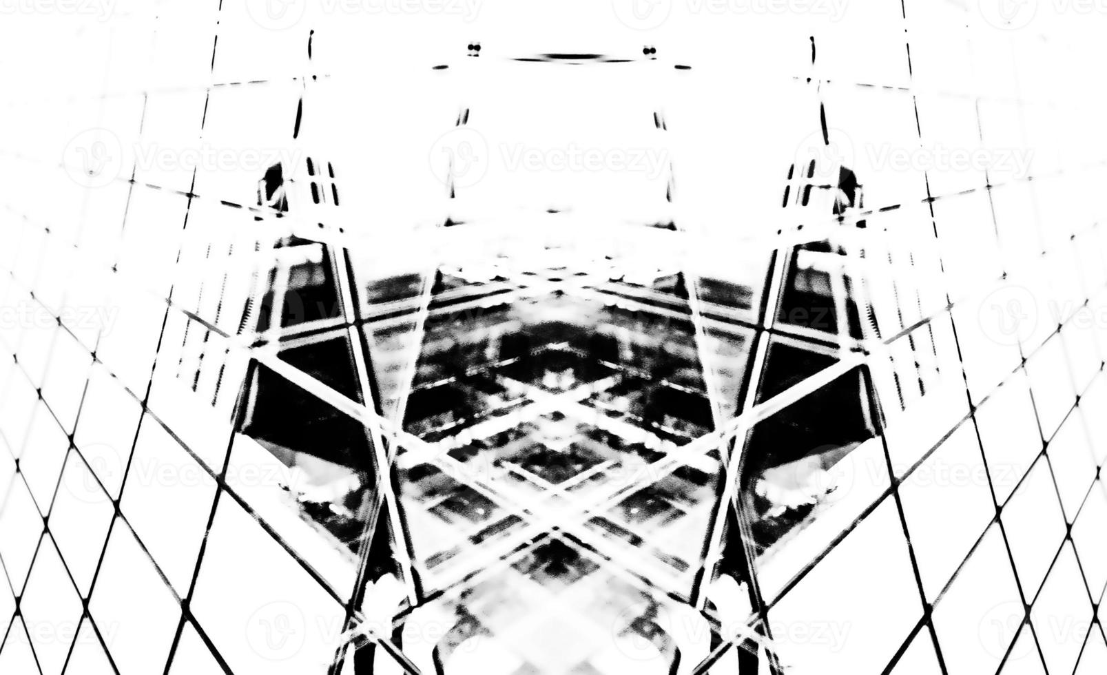 Digital Illustration Glas architektonisch abstrakt Hintergrund foto