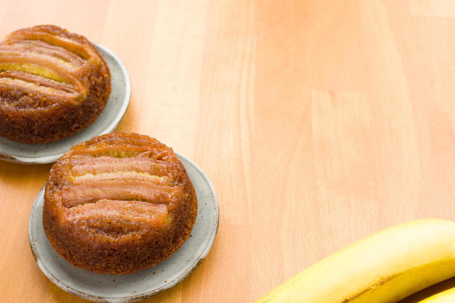 zwei Bananenkuchen foto