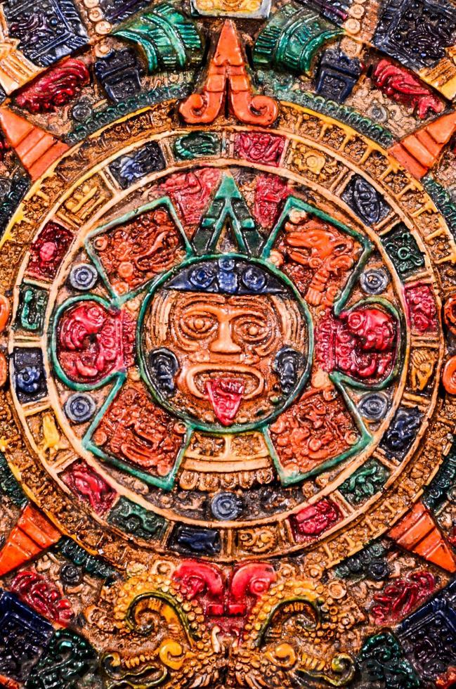 mesoamerikanisch Kunstwerk, schließen oben foto
