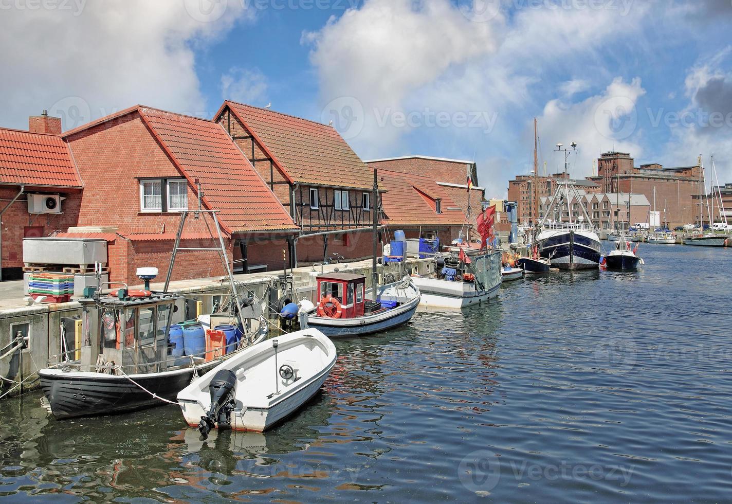 Hafen von Wismar, Ostsee Meer, Mecklenburg-Vorpommern, Deutschland foto