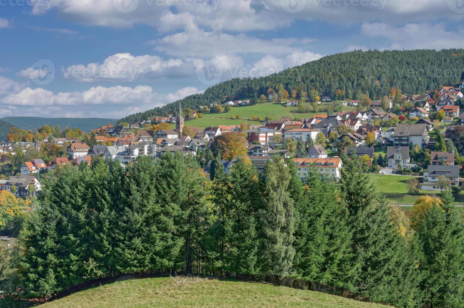 Dorf von baiersbronn,schwarz Wald, Deutschland foto