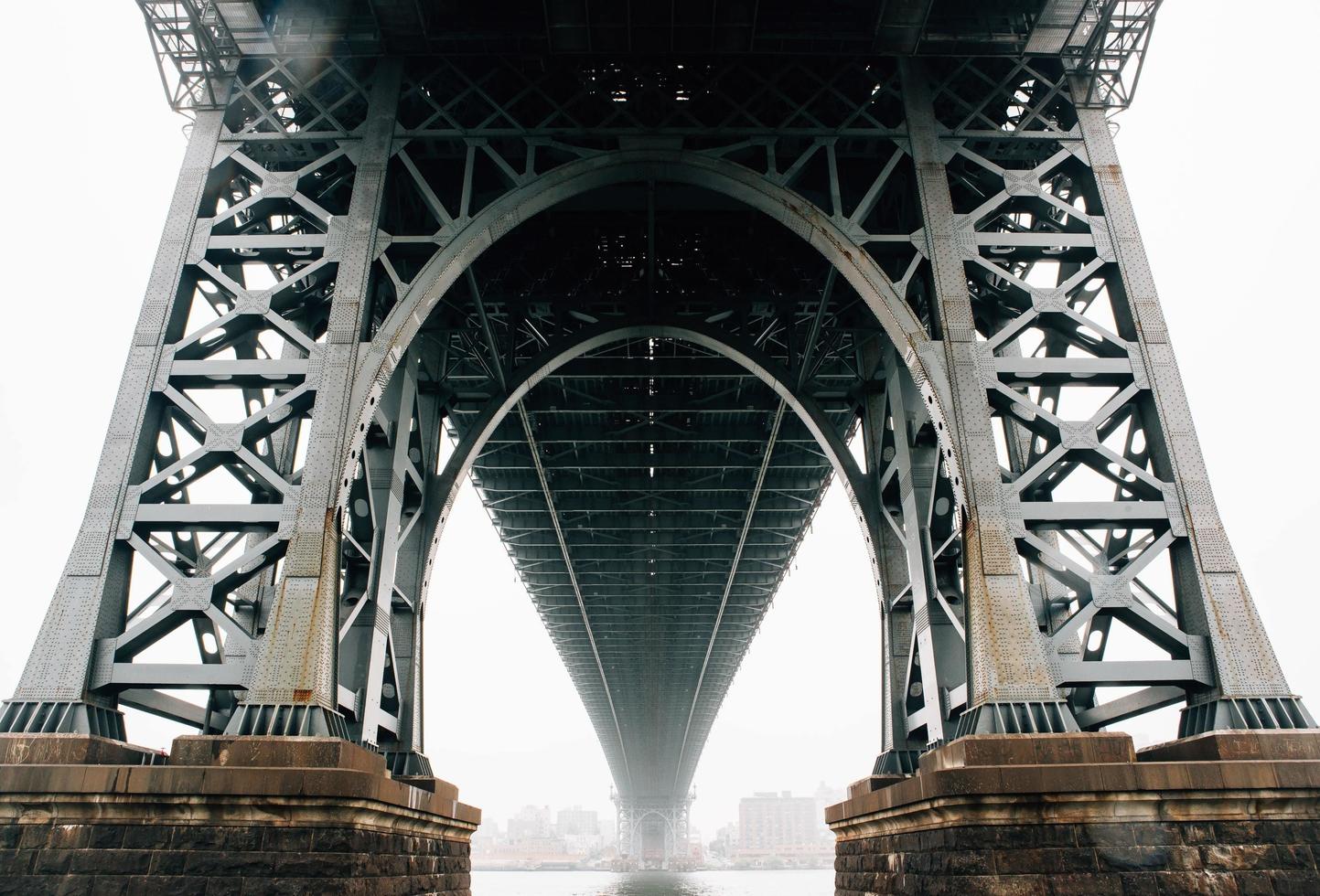 Manhattan Bridge in New York foto