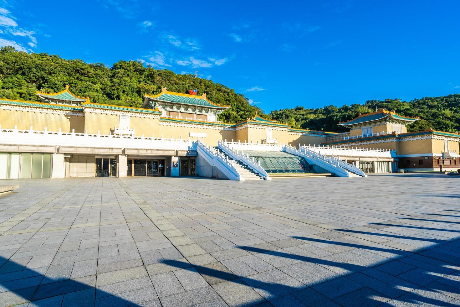 das nationale Palastmuseum in der Stadt Taipeh, Taiwan foto