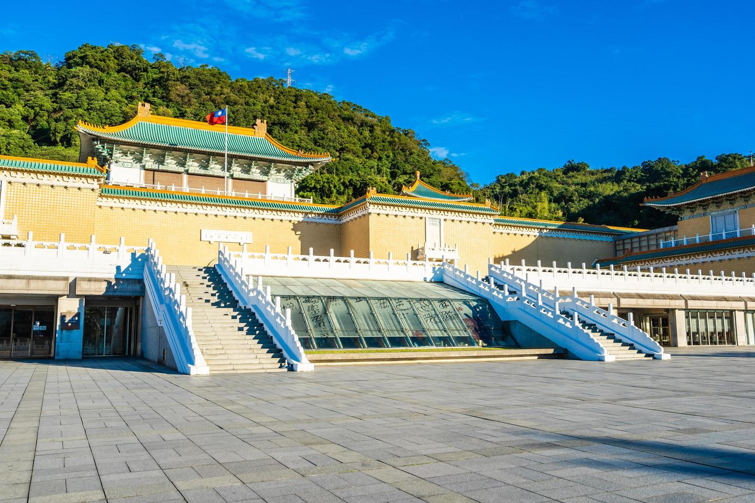 das nationale Palastmuseum in der Stadt Taipeh, Taiwan foto