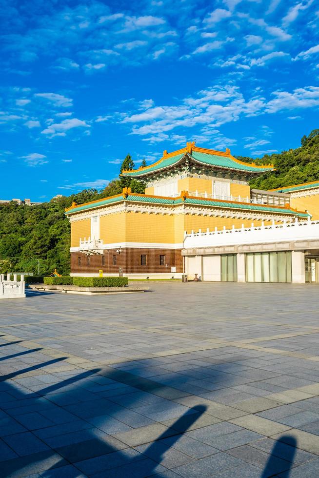 das nationale Palastmuseum in der Stadt Taipeh, Taiwan foto