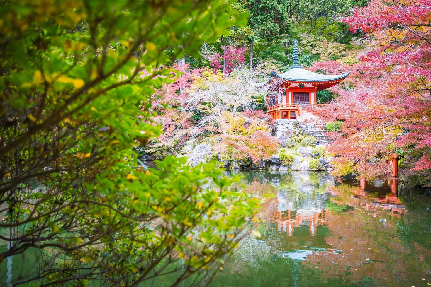 Daigoji-Tempel in Kyoto, Japan foto