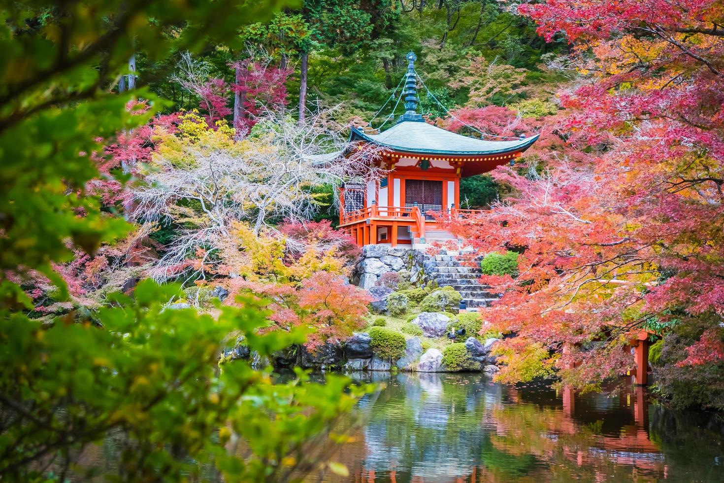 Daigoji-Tempel in Kyoto, Japan foto