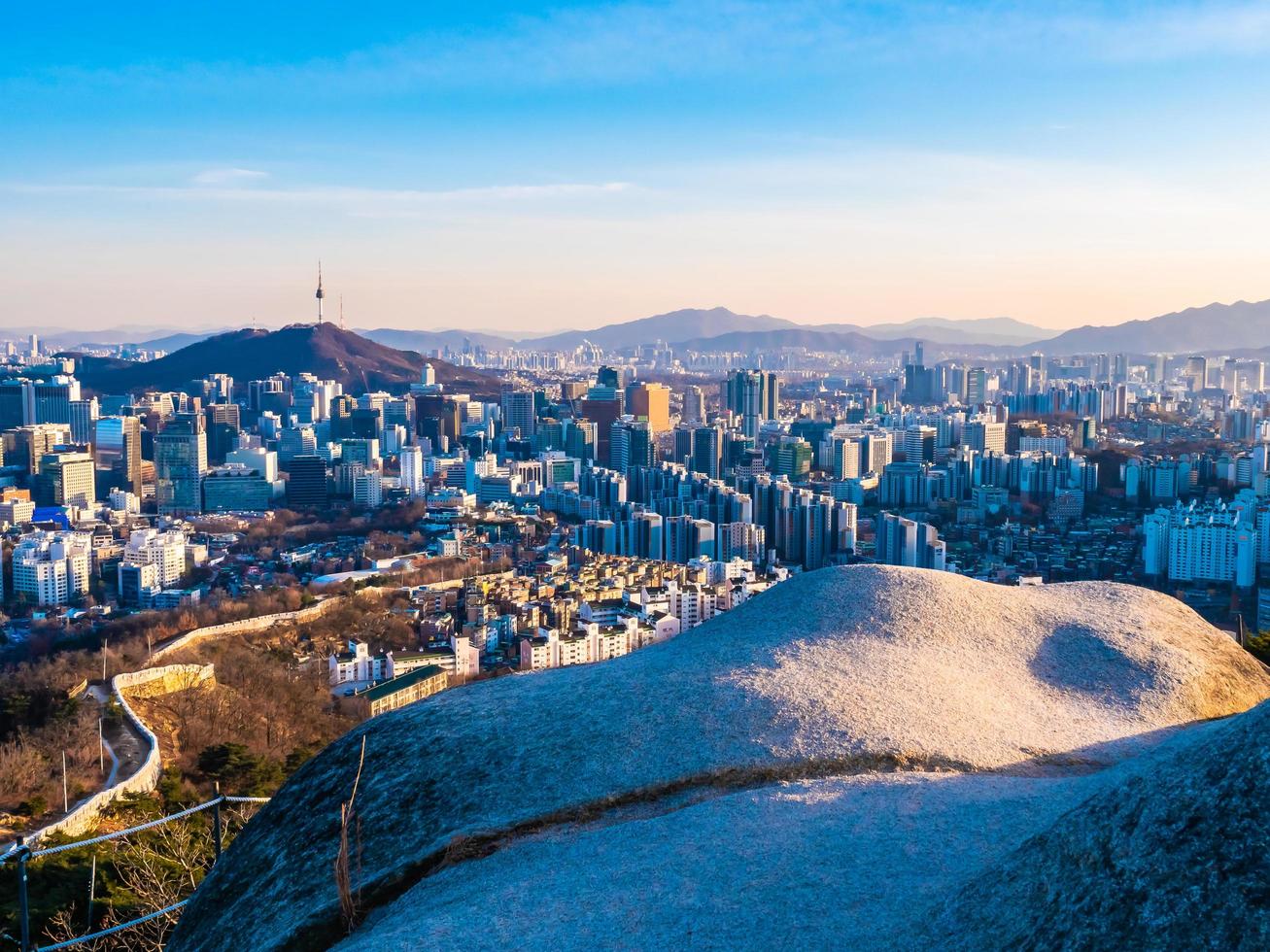 Stadtbild von Seoul, Südkorea foto