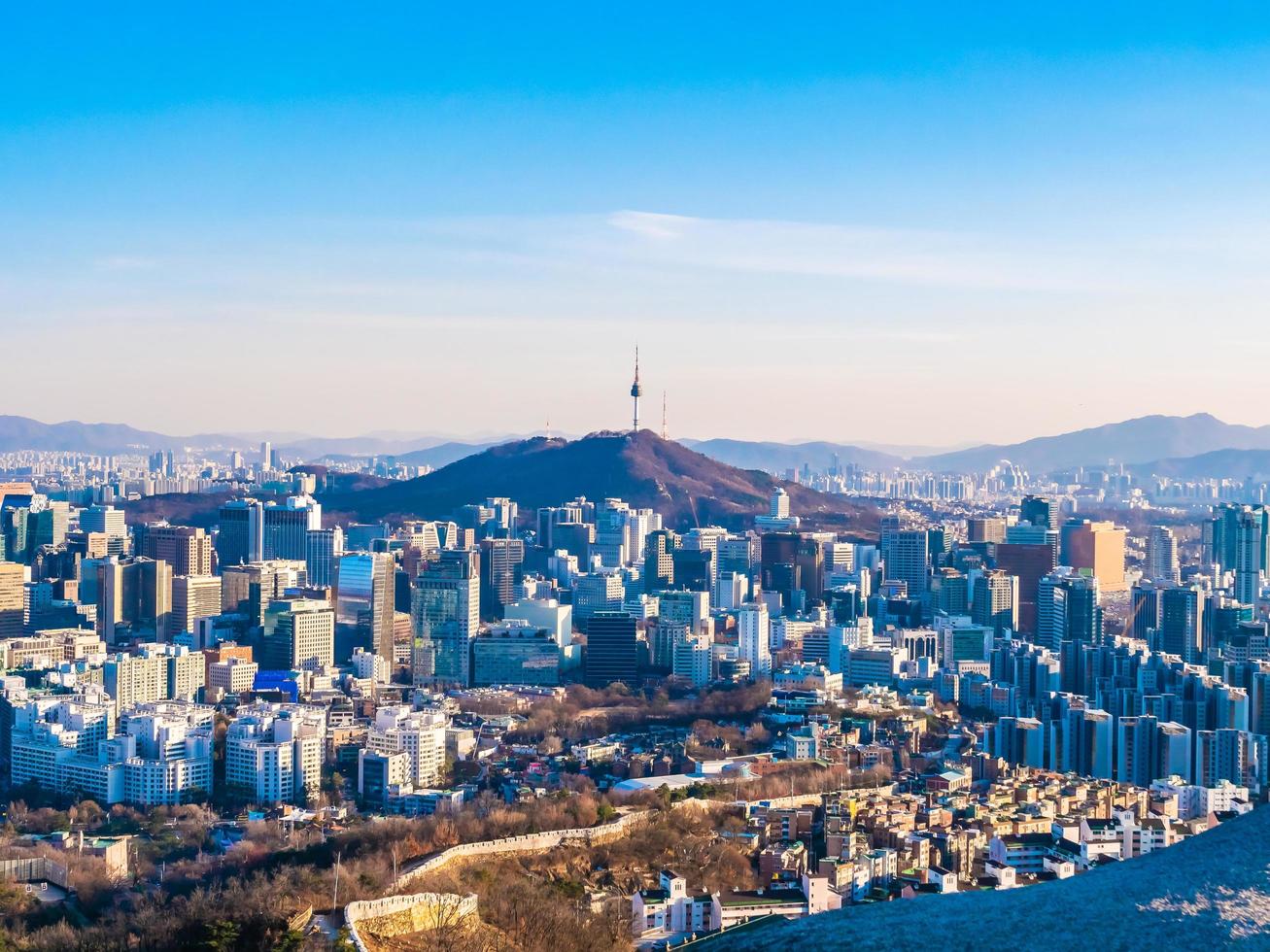 Stadtbild von Seoul, Südkorea foto