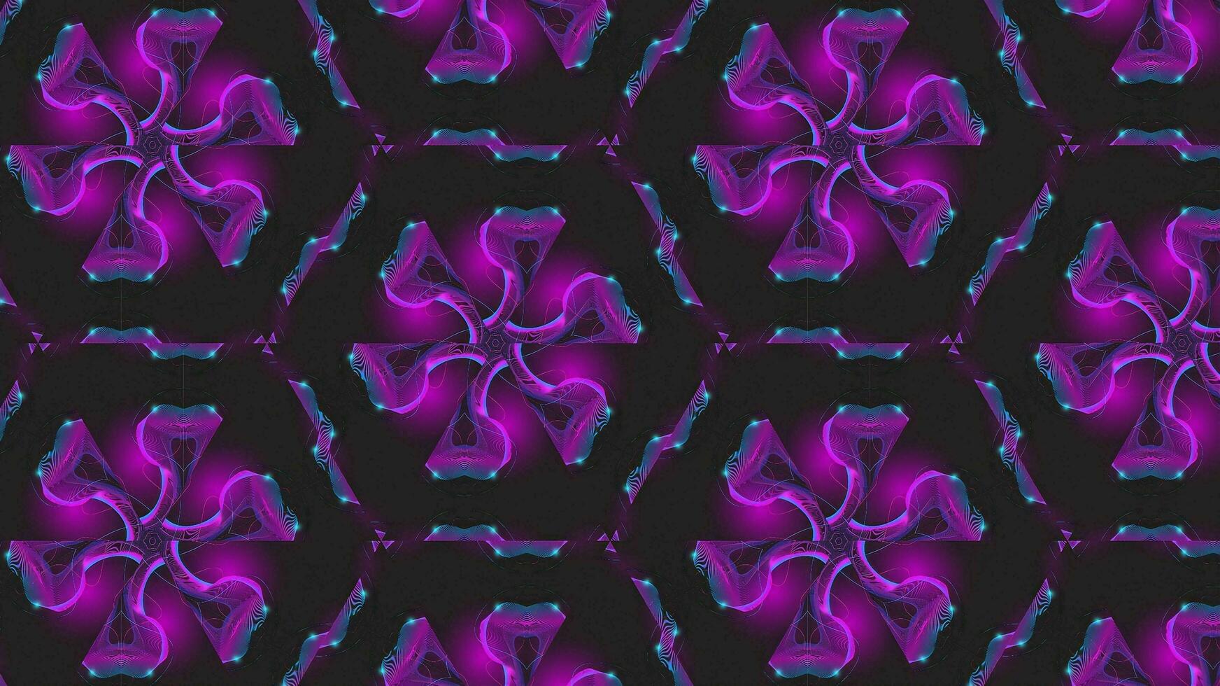 abstrakt bunt nahtlos Muster Kaleidoskop foto
