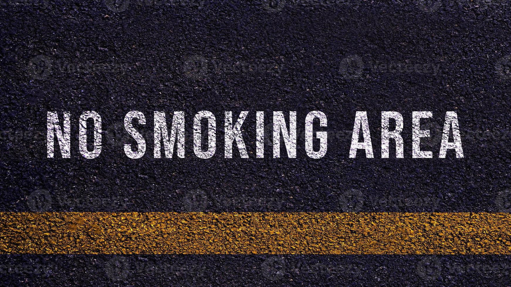 Nein Rauchen Bereich Zeichen mit dunkel Jahrgang Stil Hintergrund Nein Rauchen foto