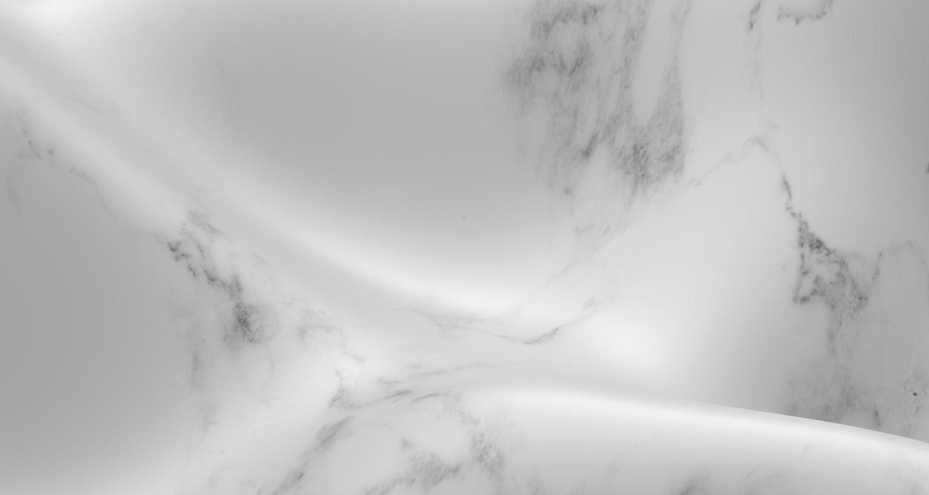 3d Illustration eines weißen Marmormusters auf einer welligen Oberfläche foto