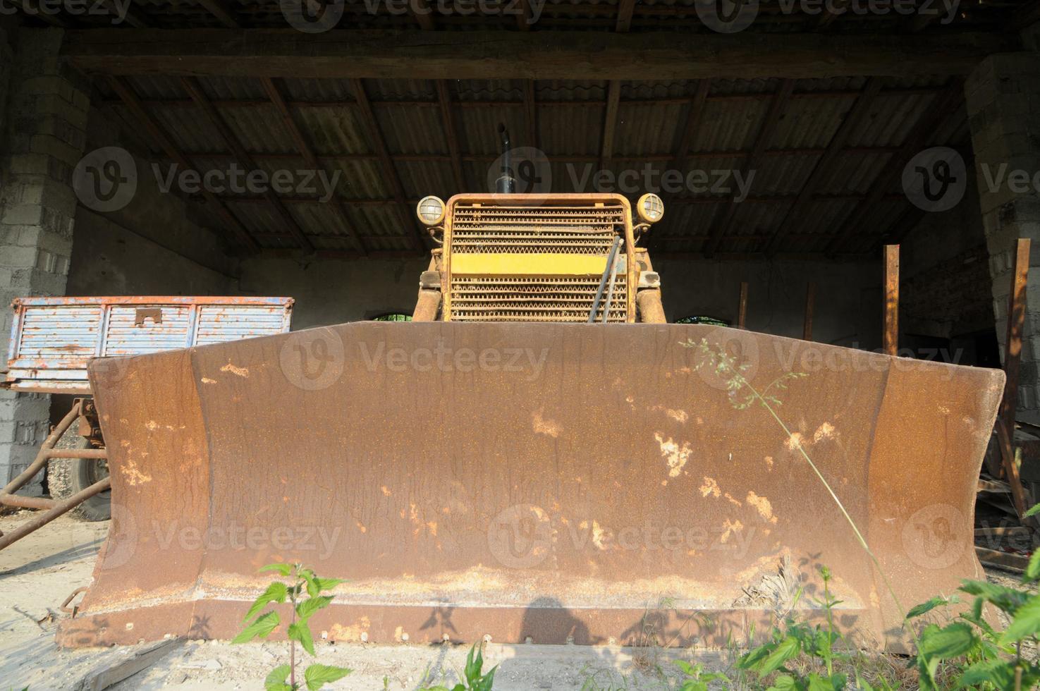 rostig industriell Maschinen foto