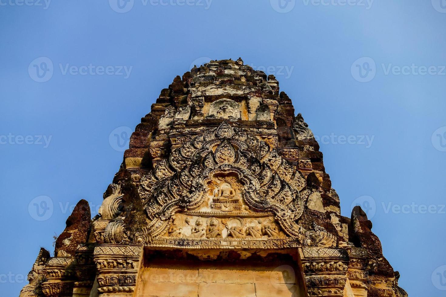 uralt Buddhist Tempel im Asien foto