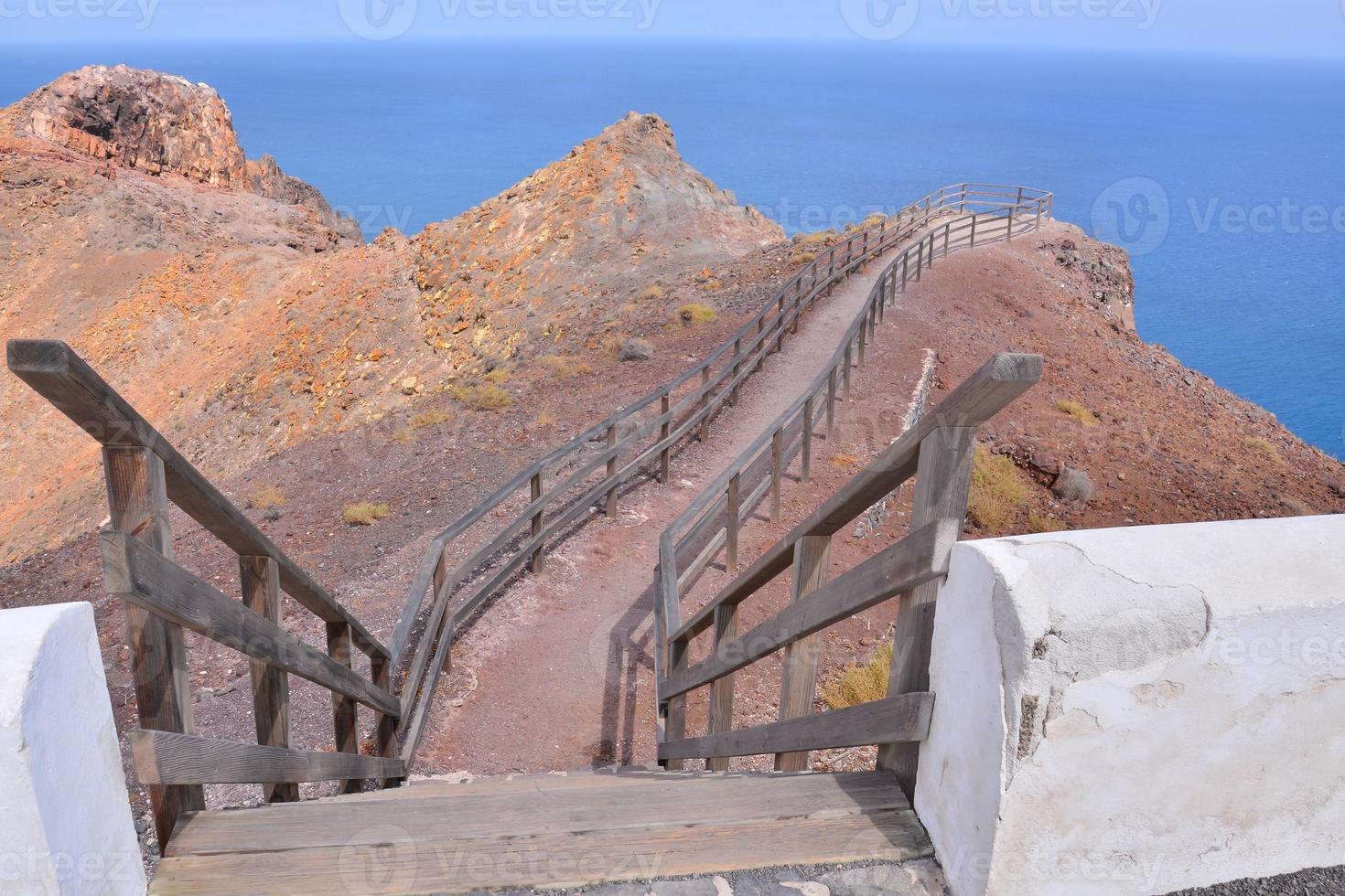 Weg auf das Cliff foto