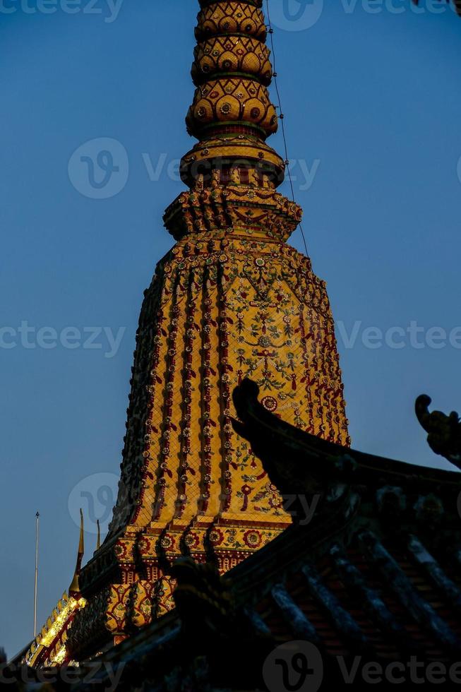 uralt Buddhist Tempel im Asien foto