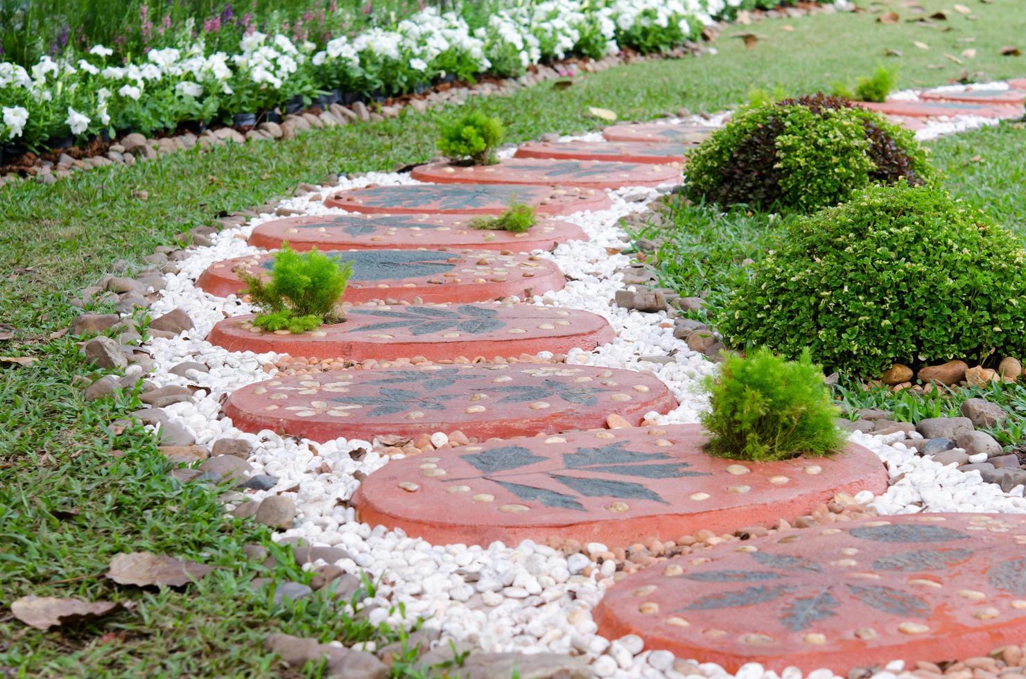 Garten Gehweg foto