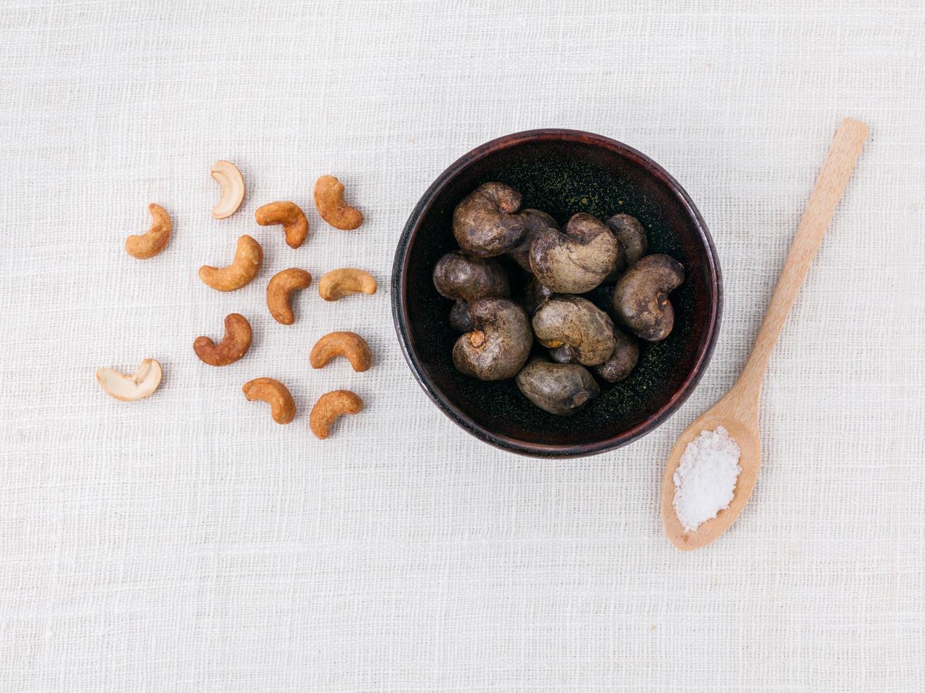 Schüssel Cashewnüsse foto