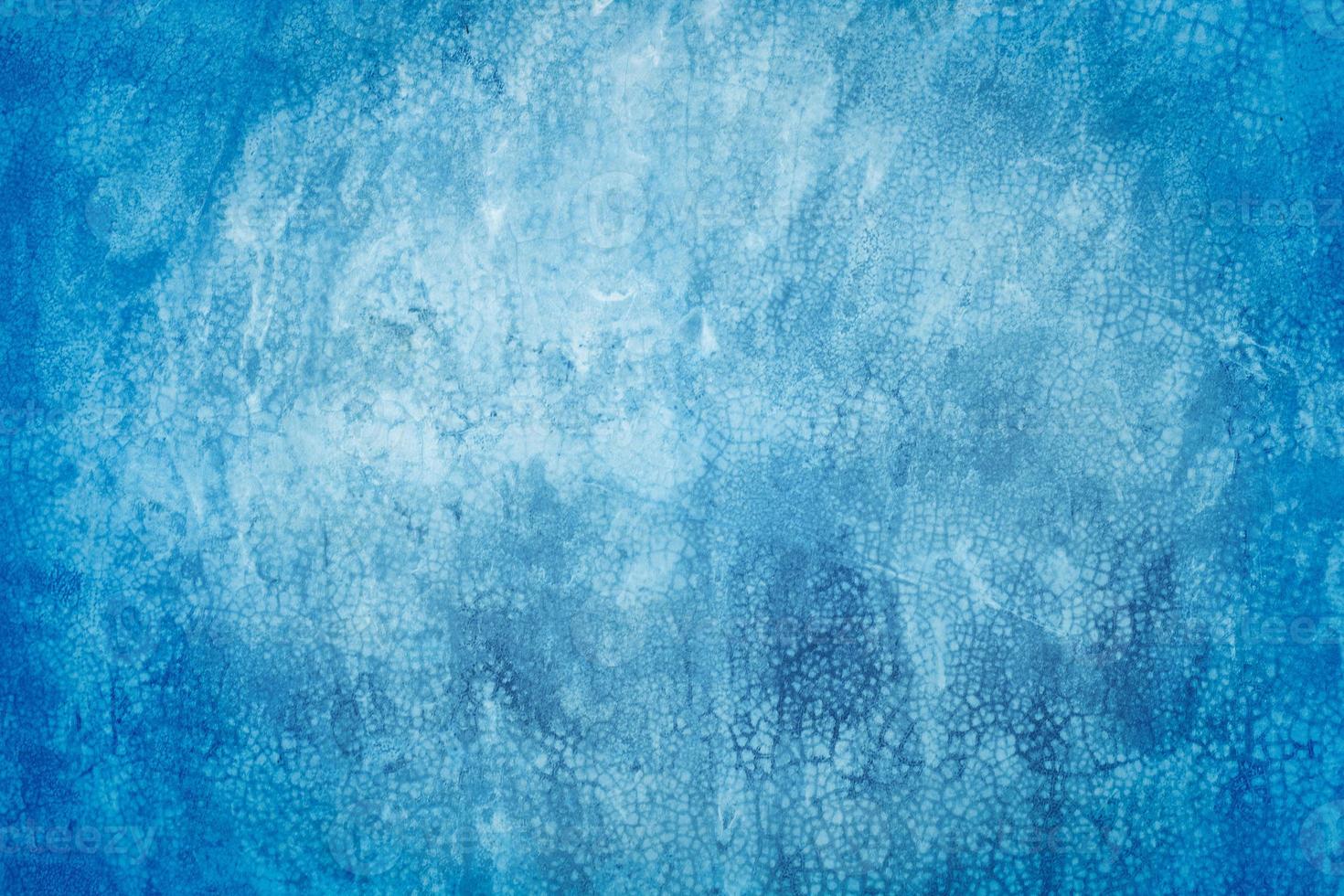 blaue Beton- oder Betonwand für Hintergrund oder Textur foto