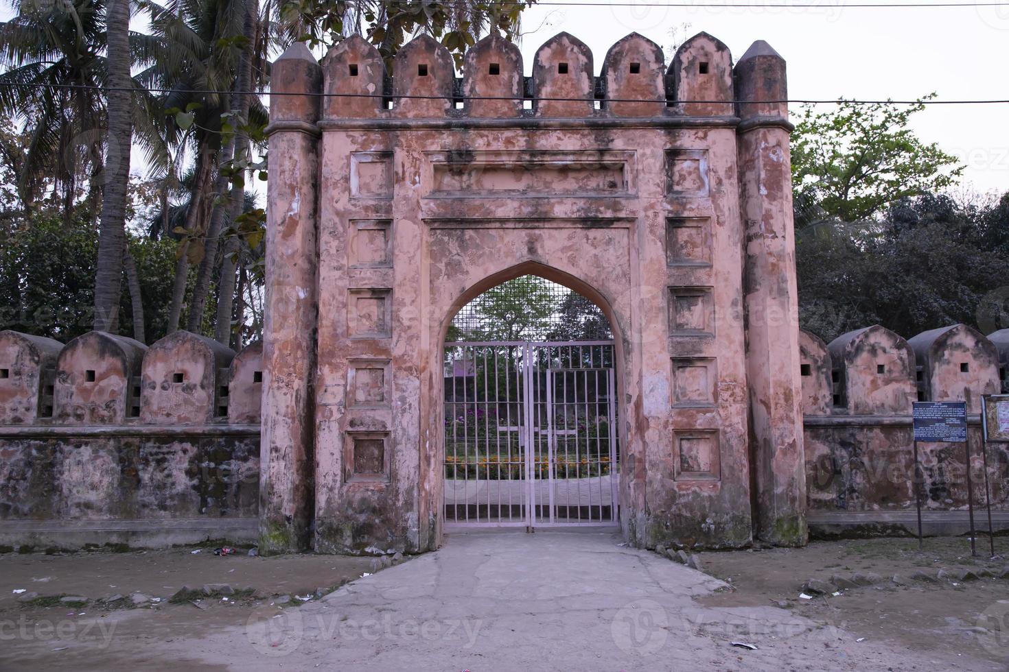 historisch Schloss, idrakpur Fort ist ein Fluss Fort gelegen im munshiganj, Bangladesch. das Fort war gebaut etwa im 1660 Anzeige foto