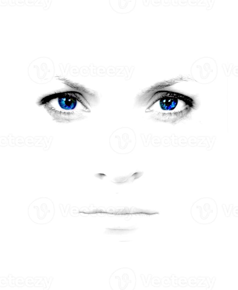 Weiß Gesicht Konzept foto
