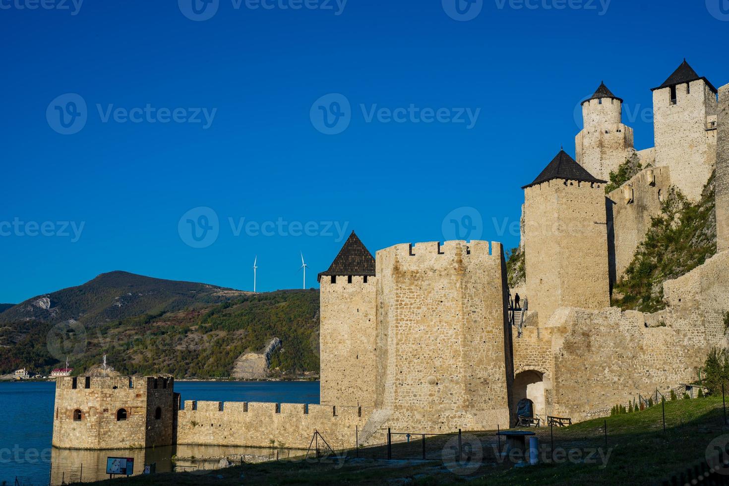 Golubac Festung in Serbien foto