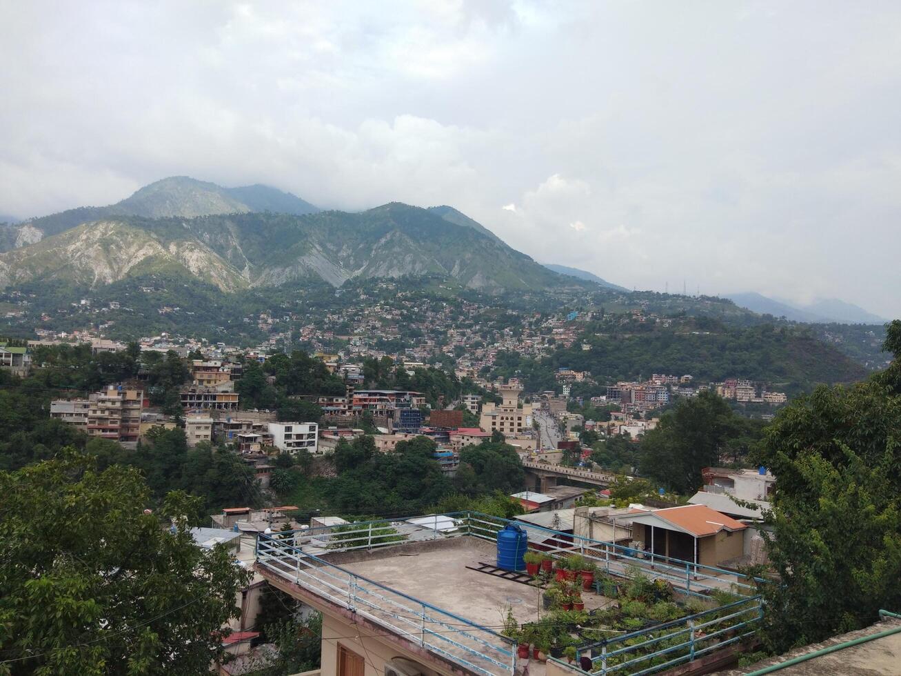 Muzaffarabad Stadt Sicht, azad Kaschmir foto