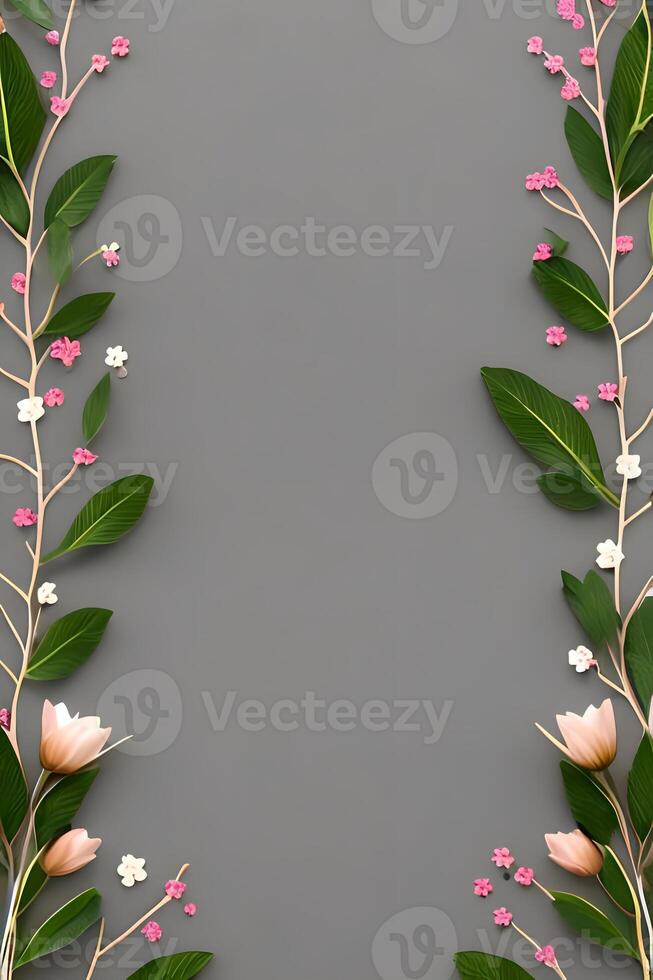 bunt einfach Blumen- Dekoration, winzig Blume Illustration, Hintergrund Vorlage, kreativ Anordnung von Natur und Blumen. gut zum Banner, Hochzeit Karte Einladung Entwurf, Design Element, und andere. foto