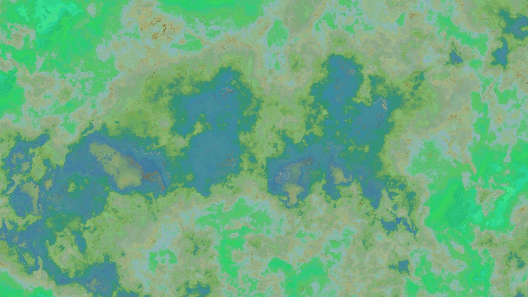 abstrakter alter blaugrüner Hintergrund mit beunruhigter Textur und Grunge-Design mit schwarzem Rand. kosmischer neonpolarlicht-aquarellhintergrund. foto
