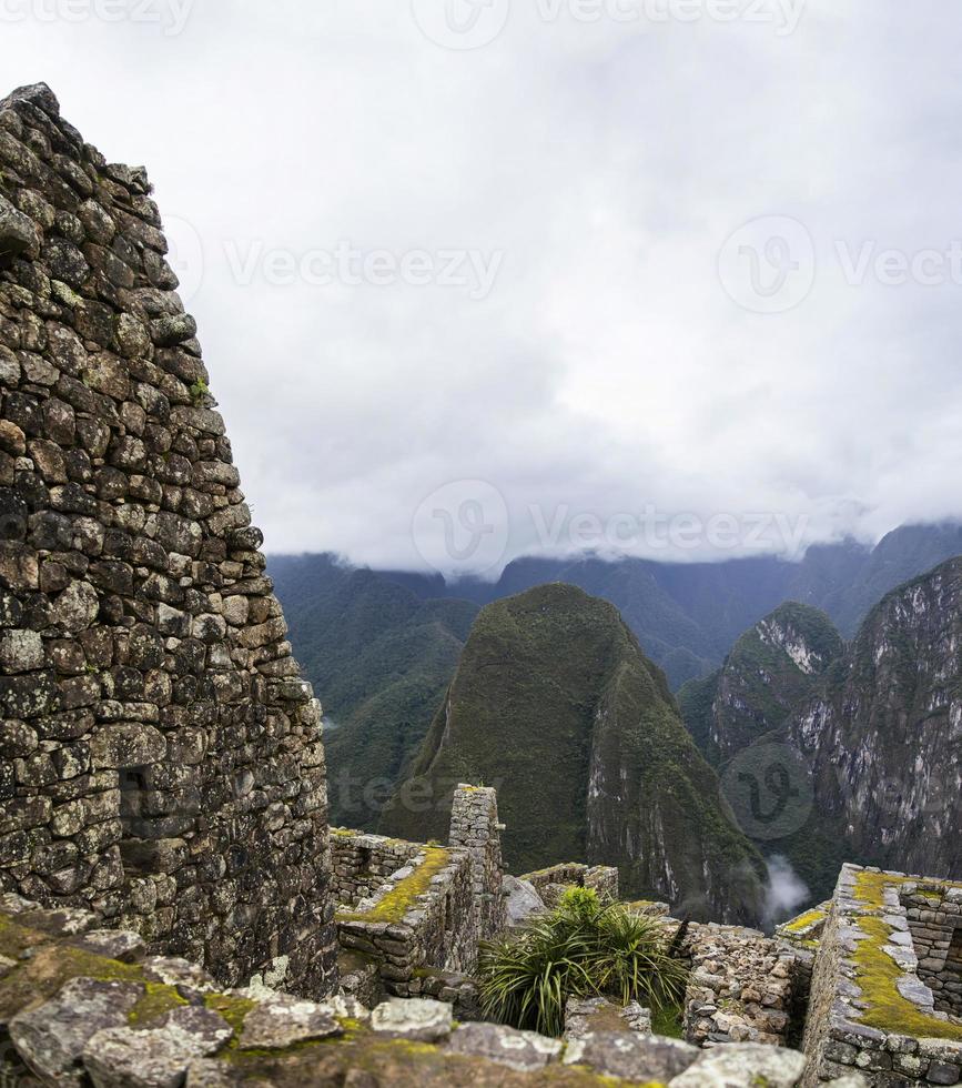 Machu Picchu Ruinen in Peru foto