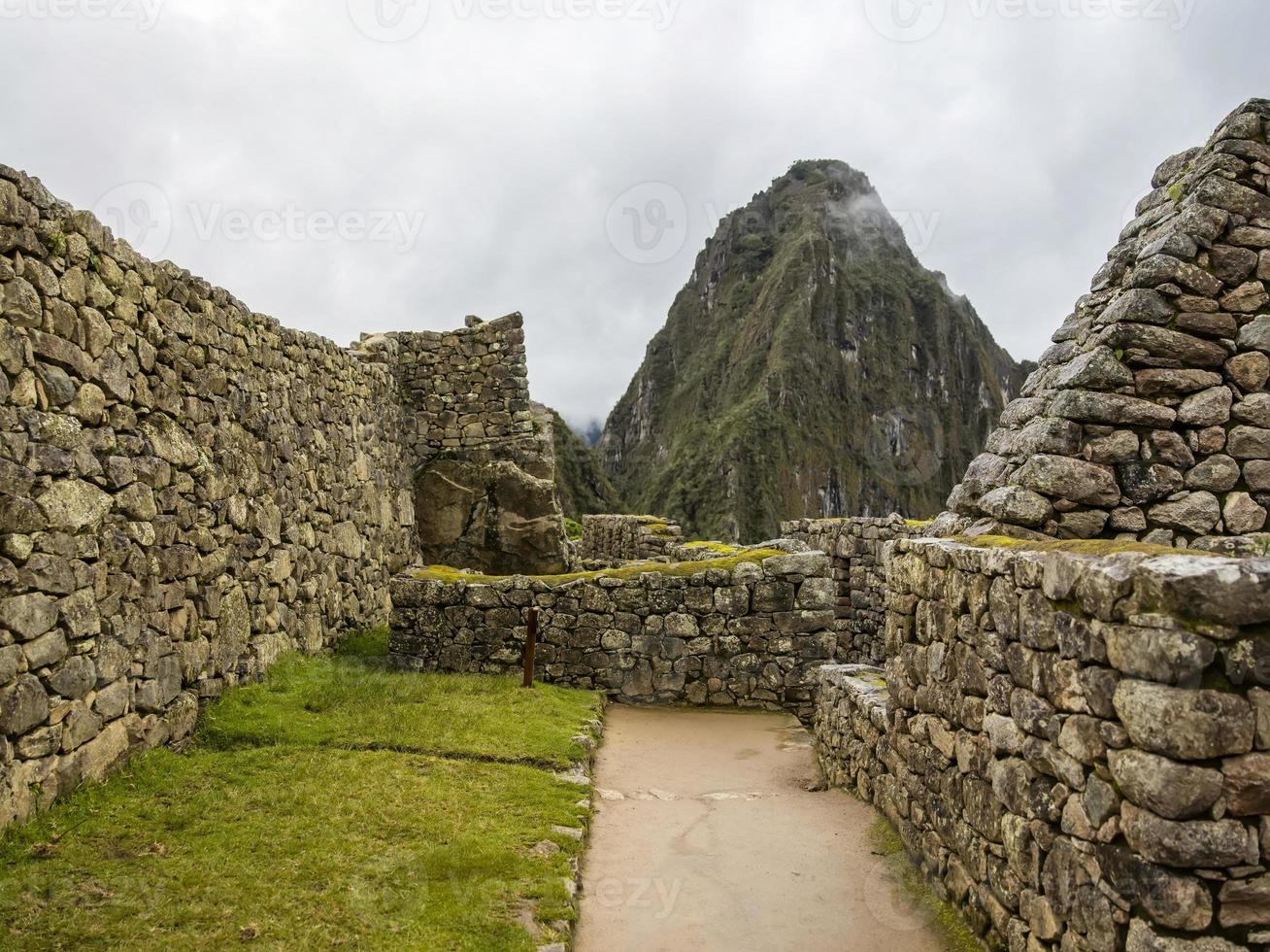 Machu Picchu Ruinen in Peru foto