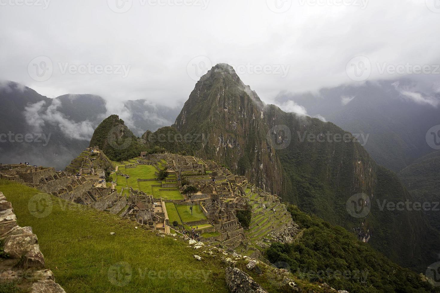 Machu Picchu Ruinen in Peru foto