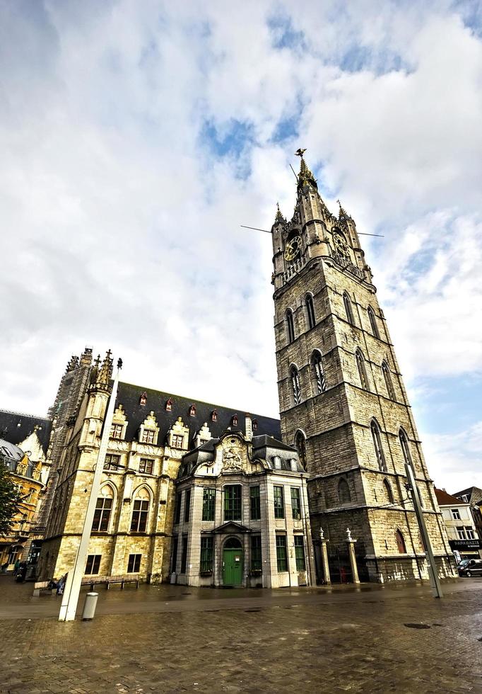 Glockenturm oder Glockenturm von Gent, Flandern, Belgien foto