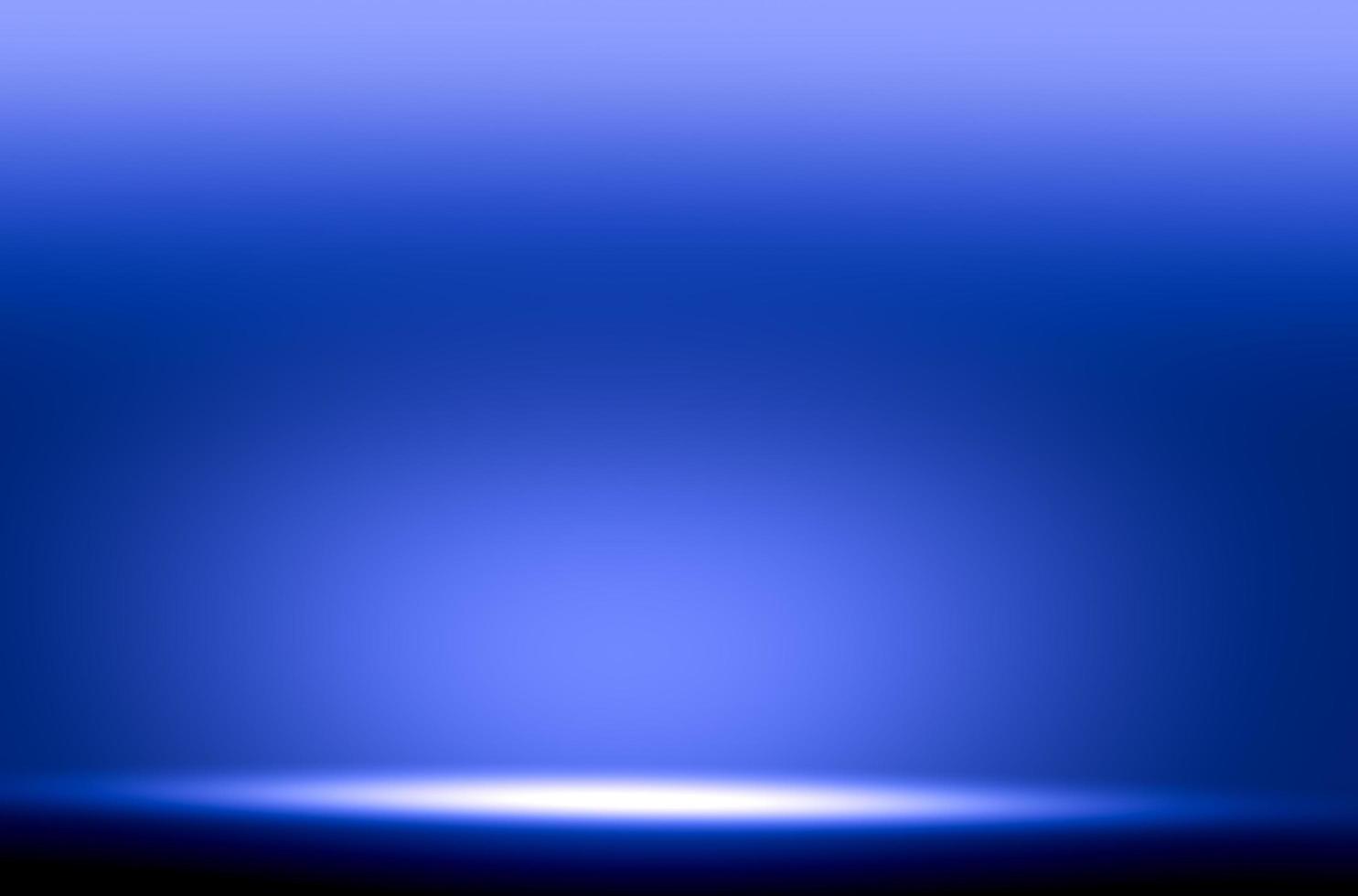 Blau abstrakt Gradient Licht leer Studio Bühne Präsentation Vorlage Hintergrund Hintergrund Banner foto