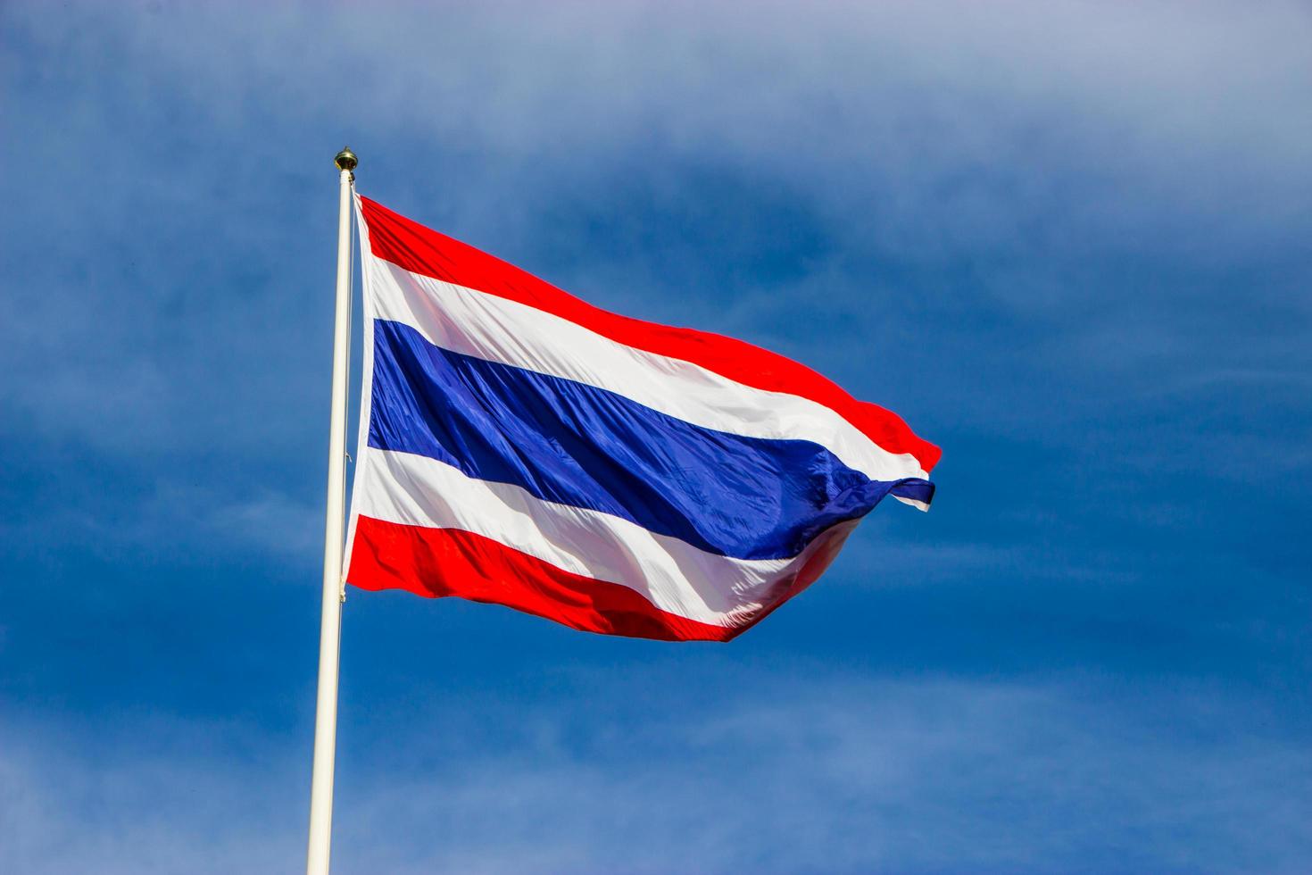 Flagge von Thailand foto