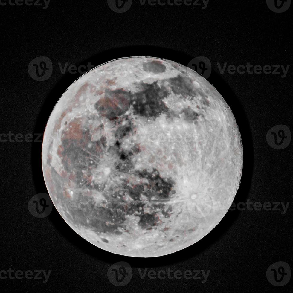 voll Mond auf das dunkel Himmel Hintergrund foto