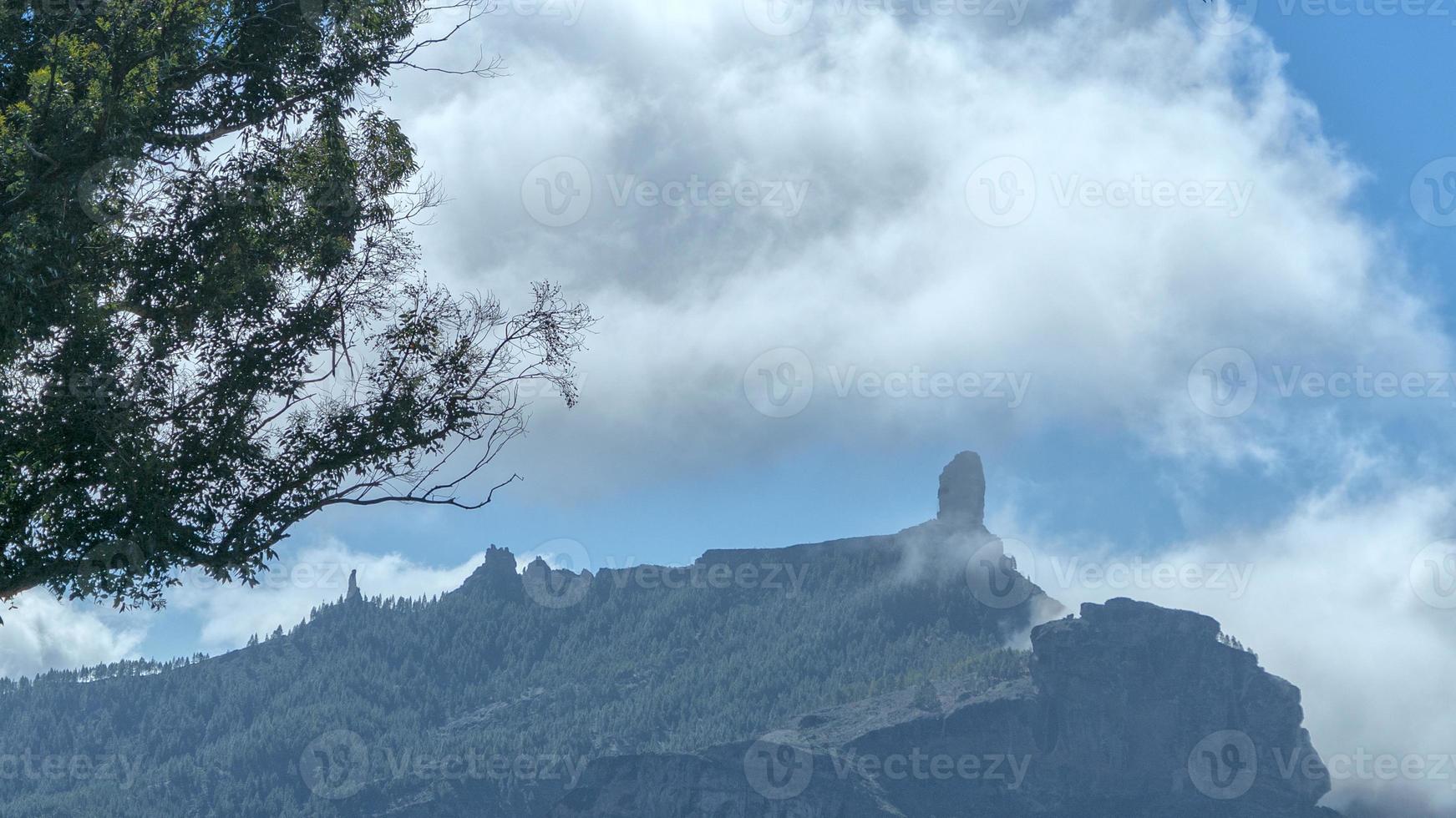 Roque Nublo Berg in Gran Canaria foto