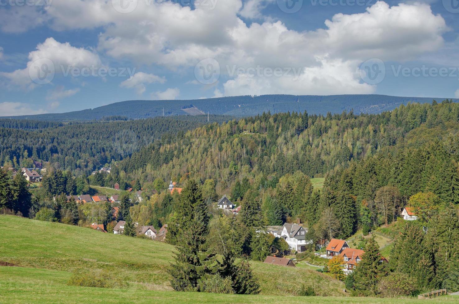 Beliebt Dorf von altenau im Harz Berge, Deutschland foto