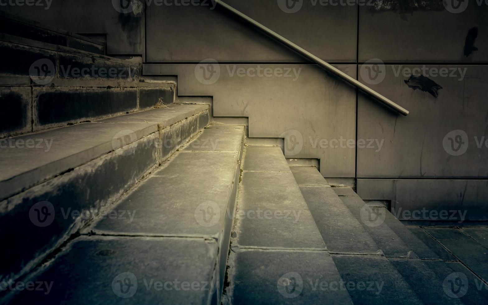 Schiefer Außen Treppe foto