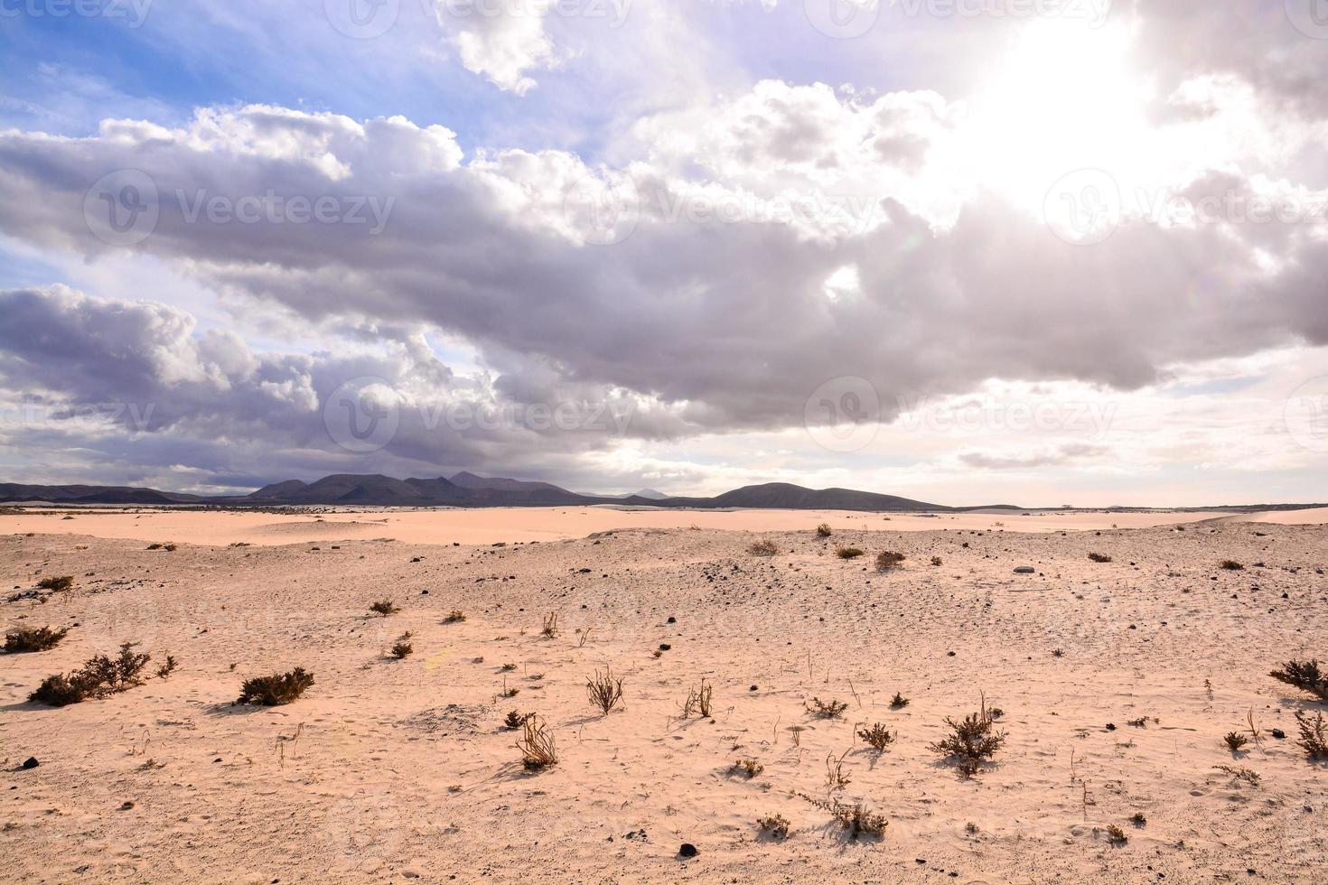 malerische Wüstenlandschaft foto