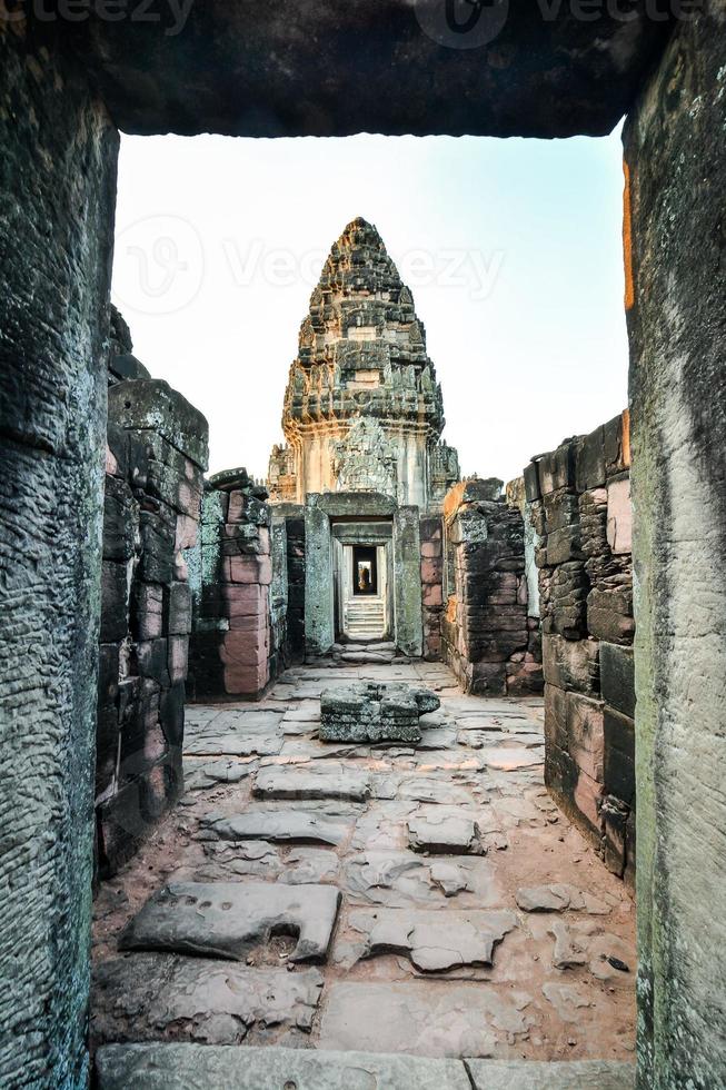 uralt Buddhist Tempel im Asien foto