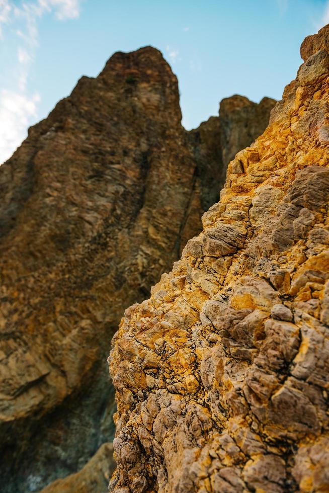 die Berge des Kaps auf der Krim foto