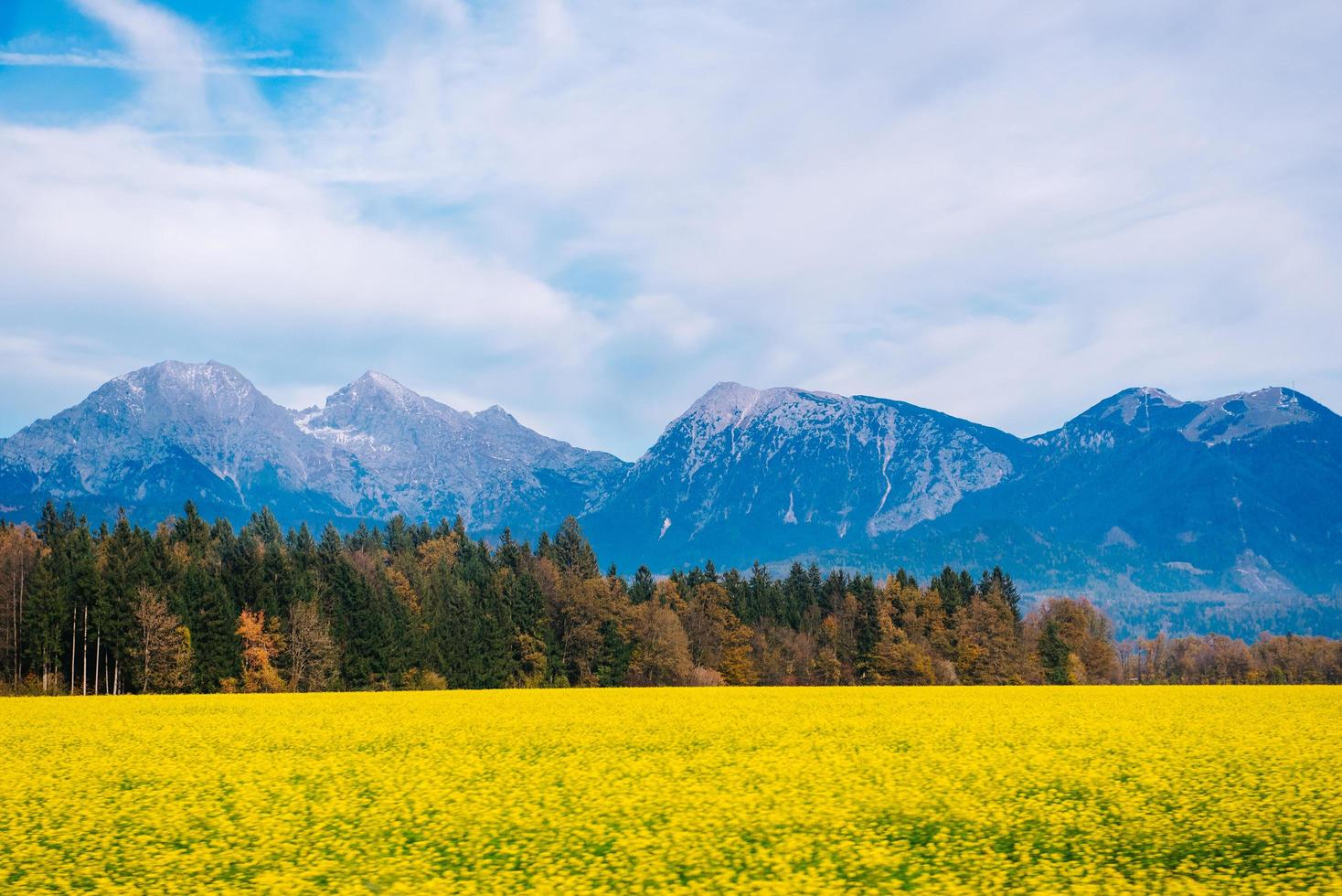 Berge der Alpen in Slowenien foto