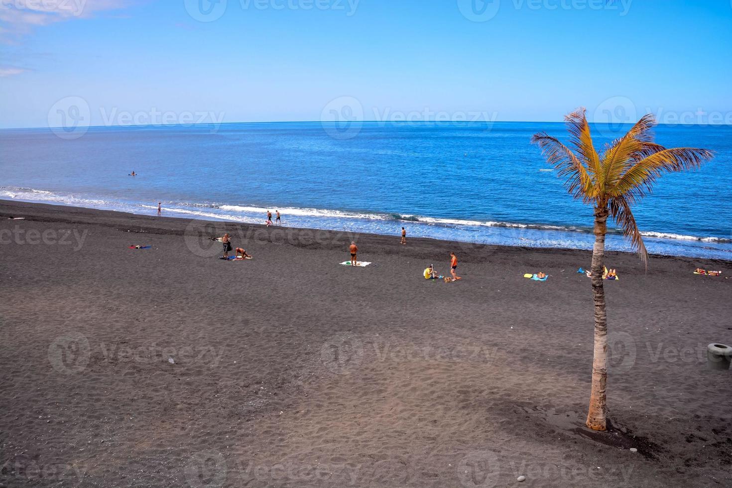 Blick auf den Strand foto