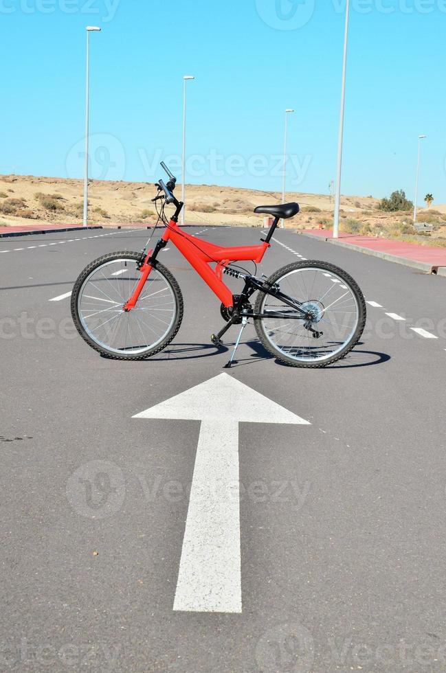 rot Berg Fahrrad foto