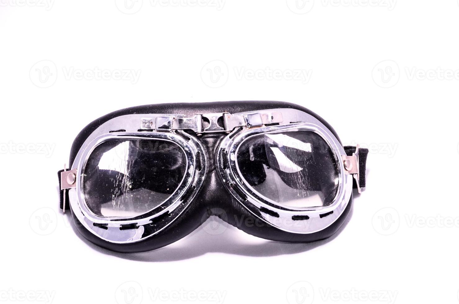 Schutzbrille auf weißem Hintergrund foto