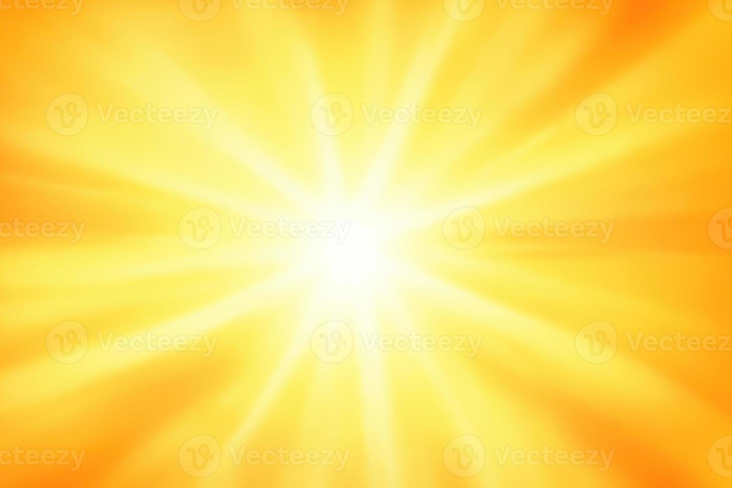 Sunburst auf Gelb Hintergrund, abstrakt Gelb modisch modern Hintergrund foto