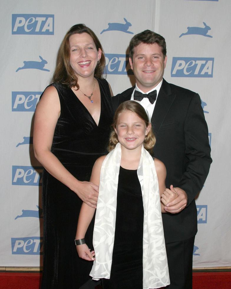 Sean Astin und Familiepeta 25 Jahrestag galaparamount Studioslos Engel kaseptember 10 20052005 foto