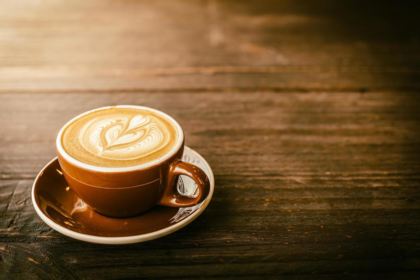 Latte Kaffeetasse foto