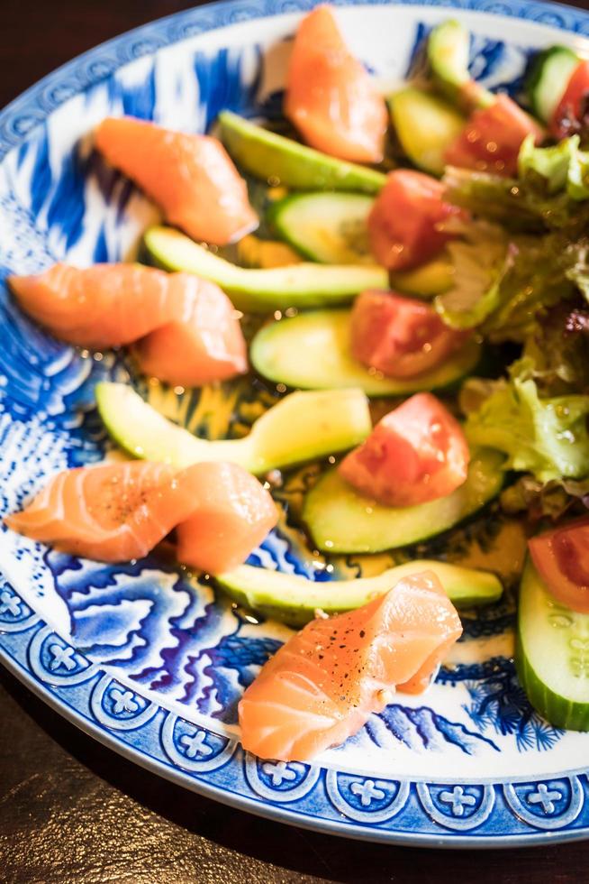 Lachs-Avocado-Salat foto